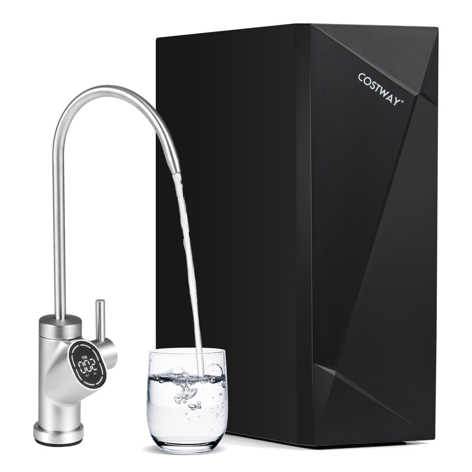 600 GPD Alkaline PH+ Reverse Osmosis Water Filter, Black Small Appliances Black at Gallery Canada