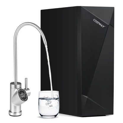 600 GPD Alkaline PH+ Reverse Osmosis Water Filter, Black Small Appliances Black at Gallery Canada