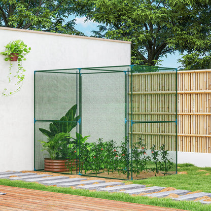 8' x 4' Crop Cage, Plant Protection Tent, Zippered Doors, Vegetable Garden Greenhouses at Gallery Canada