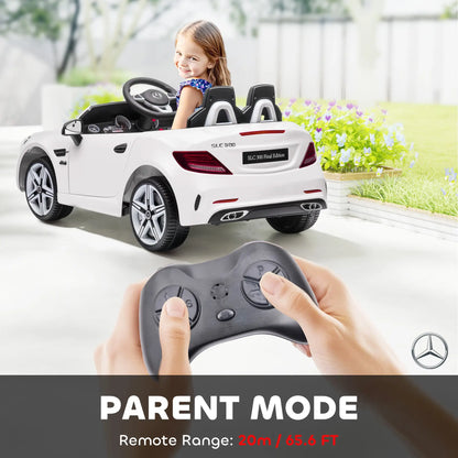 12V Ride On Car, Parent Remote Control, For 3-6 Years, White Electric Toy Cars at Gallery Canada