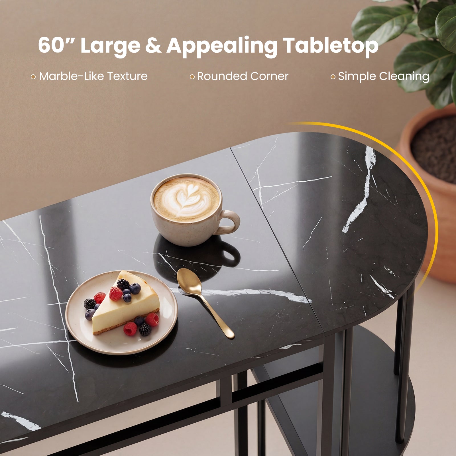 60 Inch Dining Table, 2 Barstools, Faux Marble Top, Gray Dining Room Sets at Gallery Canada