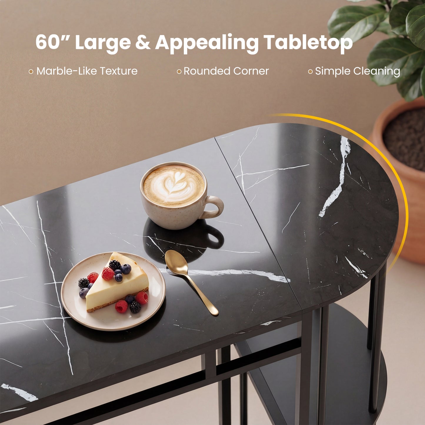 60 Inch Dining Table, 2 Barstools, Faux Marble Top, Gray Dining Room Sets at Gallery Canada