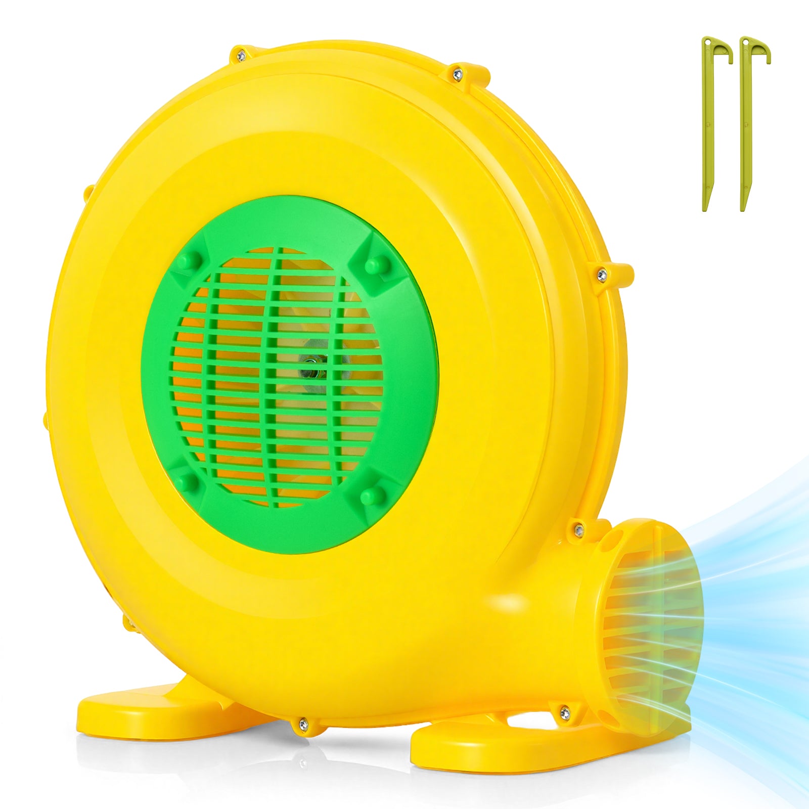 610W Bounce House Blower with Handle and Ground Stakes Air Blowers at Gallery Canada