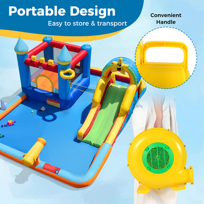 610W Bounce House Blower with Handle and Ground Stakes Air Blowers at Gallery Canada