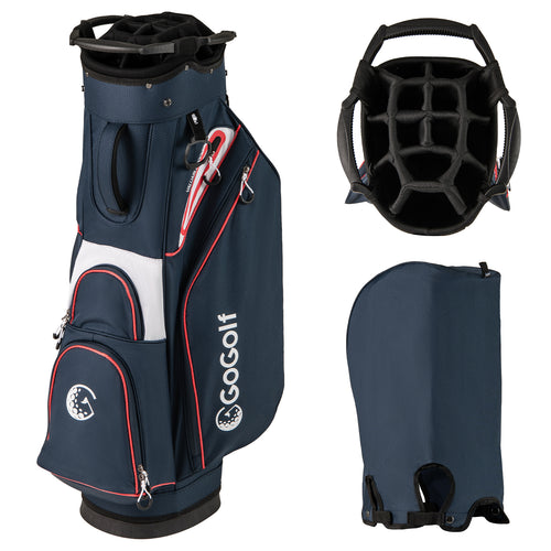 Golf Cart Bag Lightweight Portable Golf Club Organizer Bag, Navy