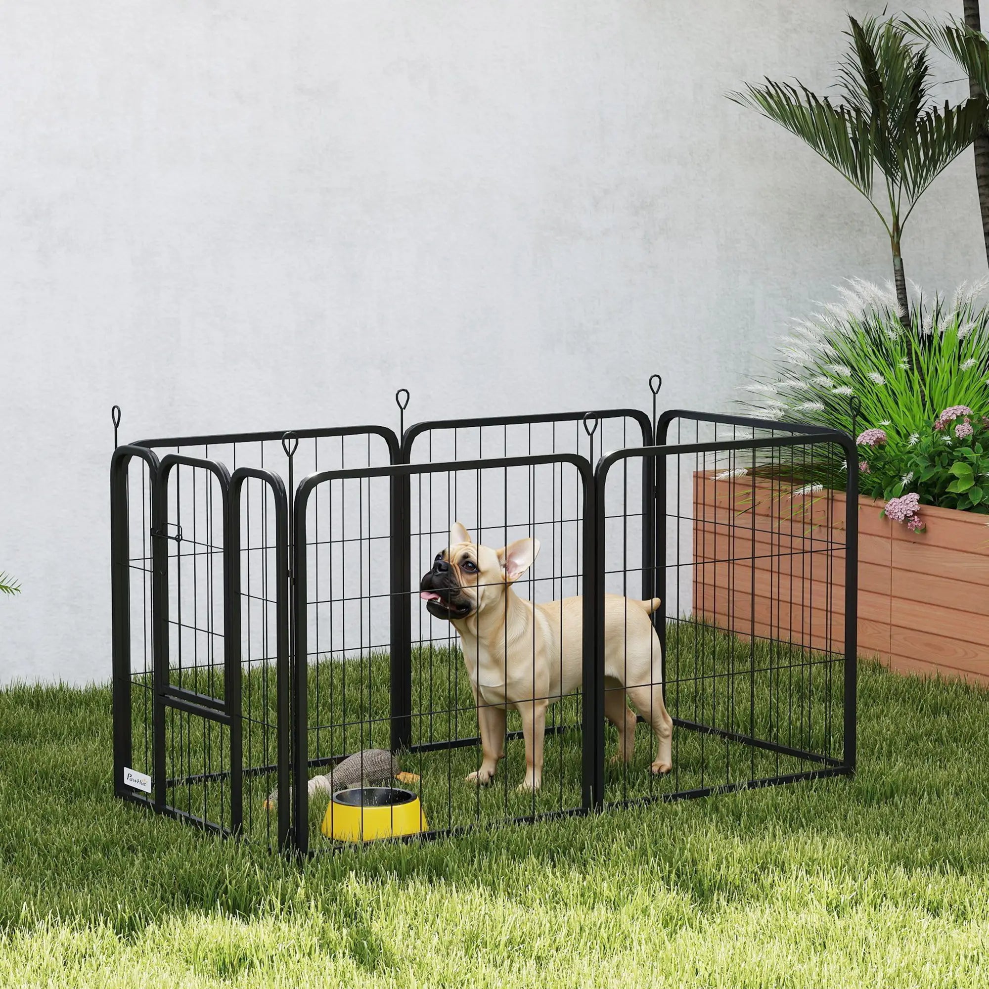 6 Panels Heavy Duty Dog Playpen, 24