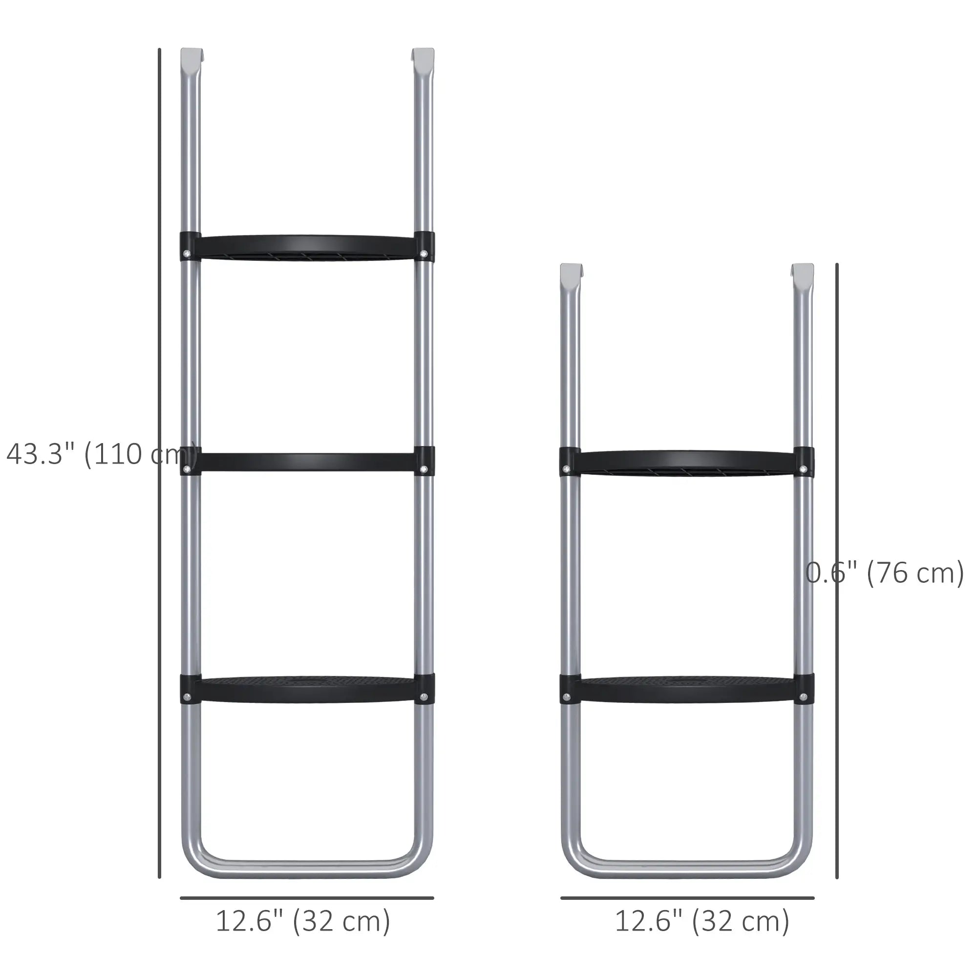 Steel Trampoline Ladder, 2/3 Steps, 43 Inch Length Trampolines at Gallery Canada