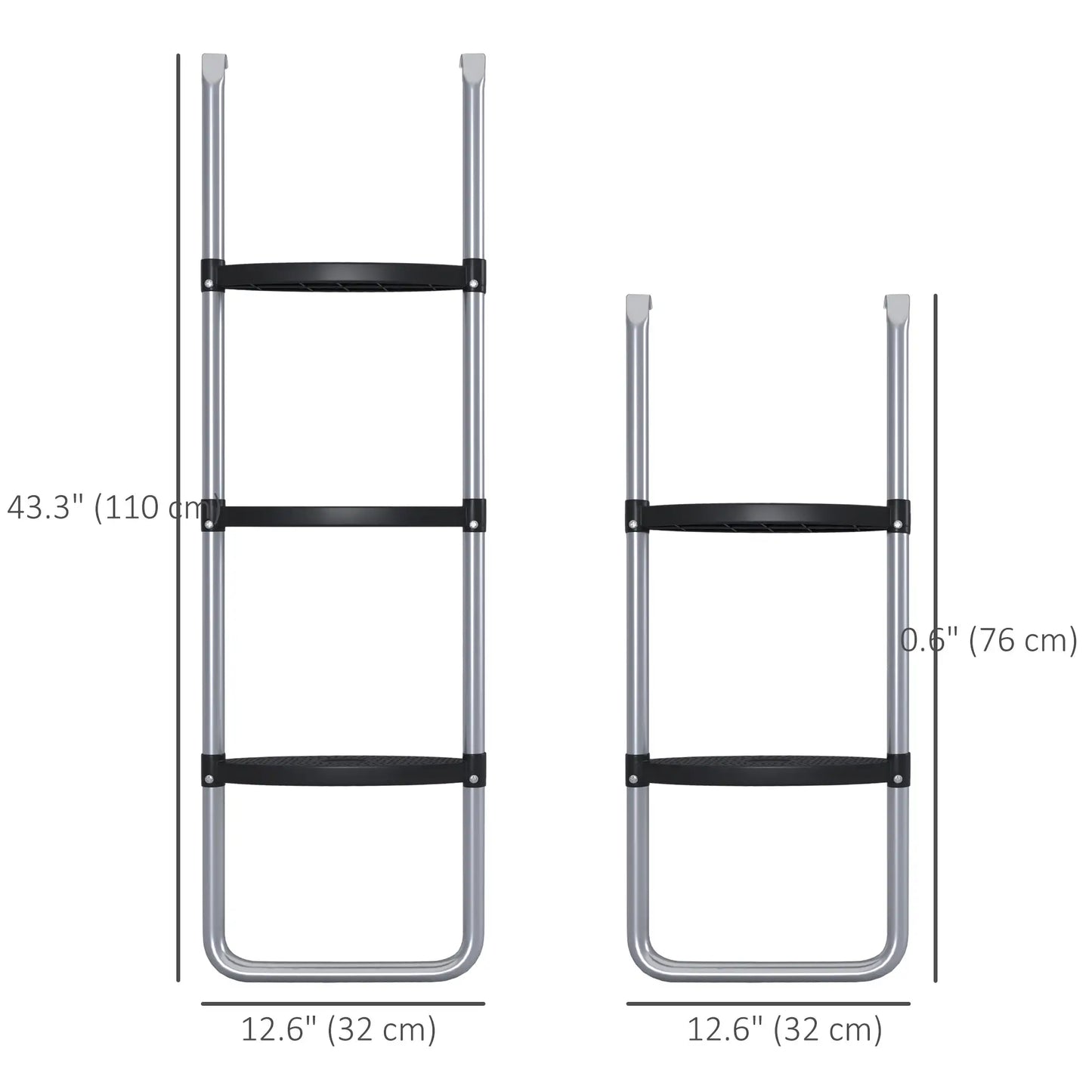Steel Trampoline Ladder, 2/3 Steps, 43 Inch Length Trampolines at Gallery Canada