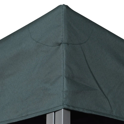 10' x 10' Square 2-Tier Gazebo Canopy, Charcoal Grey Gazebo Canopy Replacement at Gallery Canada
