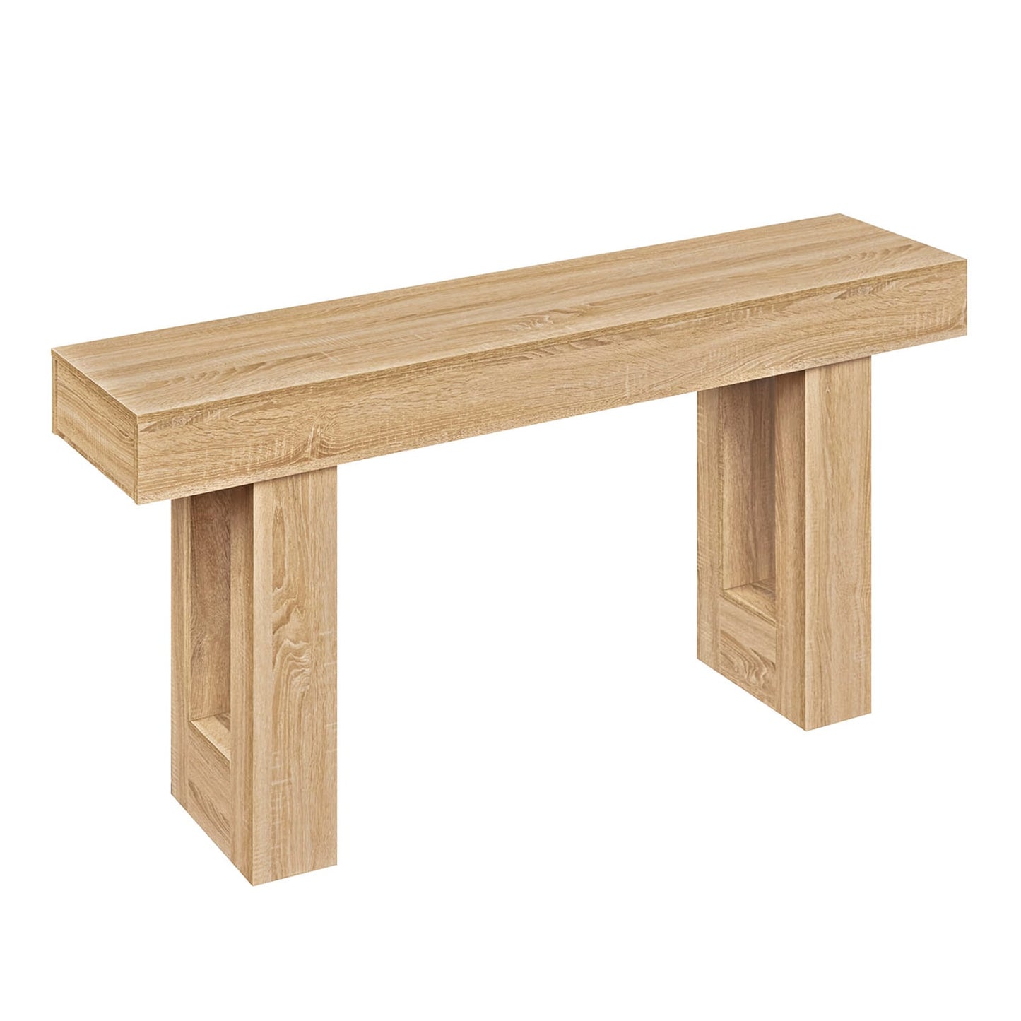 63 Inches Console Table, Farmhouse Entryway, Storage, Natural Console Tables at Gallery Canada