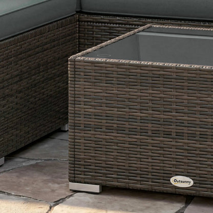 3 Piece Patio Furniture Set With Cushions, Outdoor PE Rattan Wicker, Dark Grey Patio Furniture Sets at Gallery Canada
