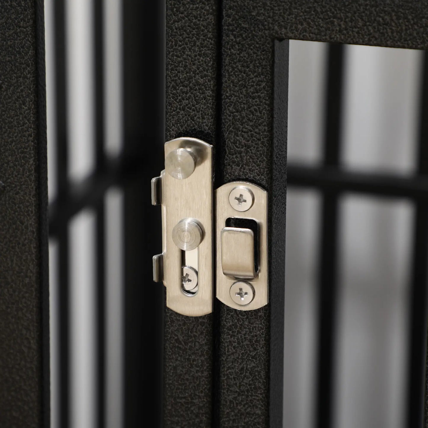 44 Heavy Duty Steel Dog Crate, Pet Cage with Wheels, Black Houses, Kennels & Pens at Gallery Canada