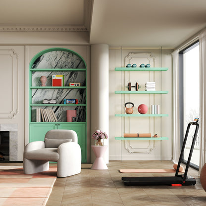 Fitness Room Bundle: Punching Boxing Set + 3 in 1 Folding Treadmill + 3 Pieces Kettlebell Weight Set + 4-Panel Folding Gymnastics Mat + Accent Chair Sports at Gallery Canada