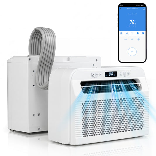 6500 Btu Window Air Conditioner With WiFi, White Mini Split Air Conditioners White at Gallery Canada