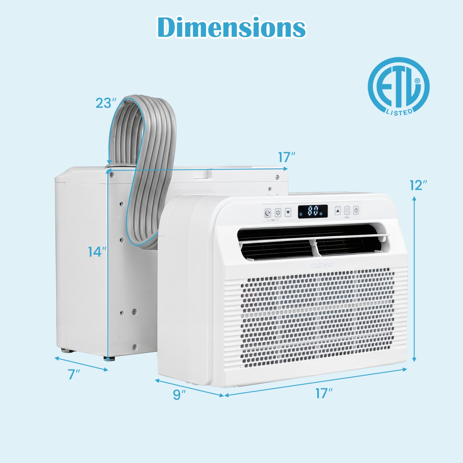 6500 Btu Window Air Conditioner With WiFi, White Mini Split Air Conditioners at Gallery Canada