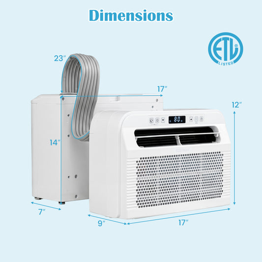 6500 Btu Window Air Conditioner With WiFi, White Mini Split Air Conditioners White at Gallery Canada