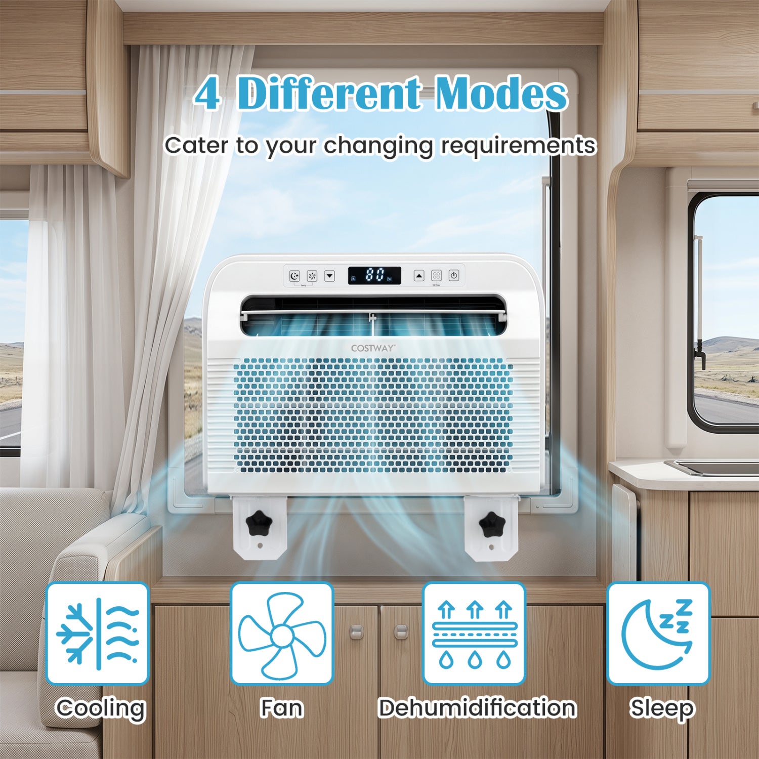 6500 Btu Window Air Conditioner With WiFi, White Mini Split Air Conditioners at Gallery Canada