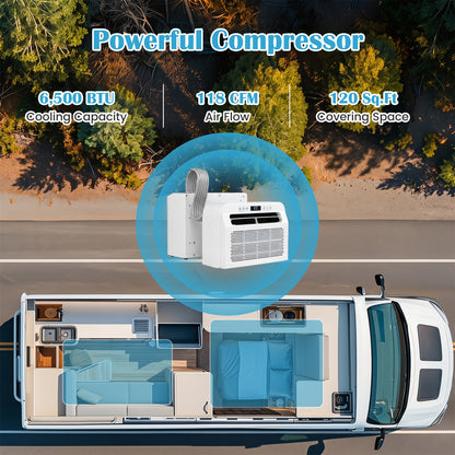 6500 Btu Window Air Conditioner With WiFi, White Mini Split Air Conditioners at Gallery Canada