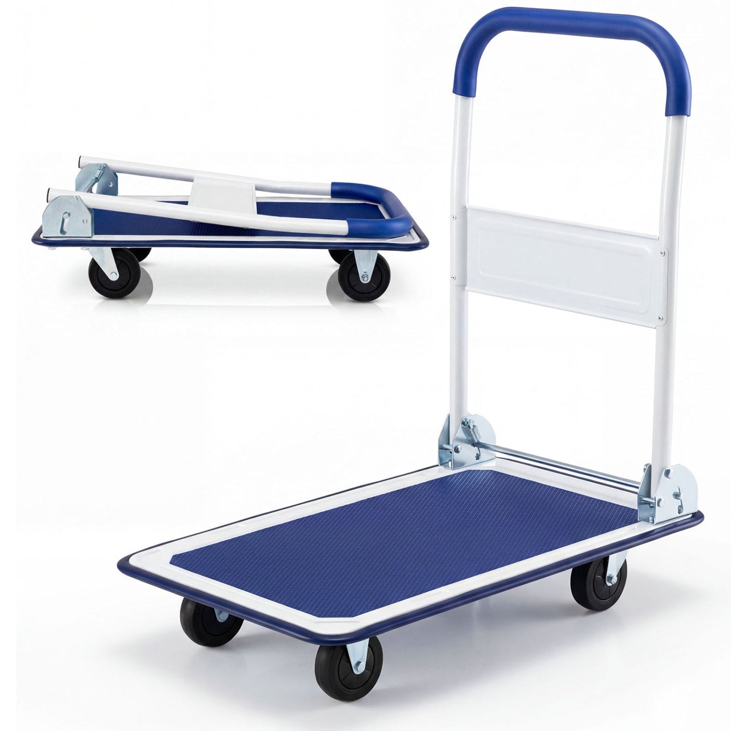 Folding Platform Cart Dolly Hand Truck, 660 Pounds, Blue Outdoor at Gallery Canada