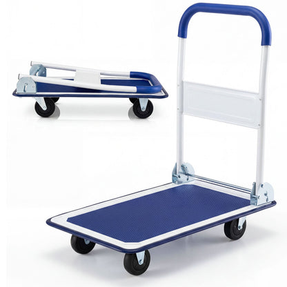 Folding Platform Cart Dolly Hand Truck, 660 Pounds, Blue Outdoor at Gallery Canada