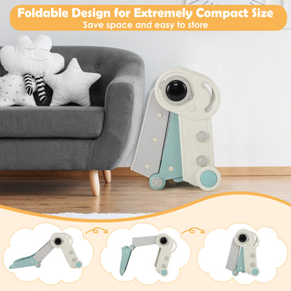 2 in 1 Baby Slide with Climber for Toddlers Age 18+ Months, Blue Climbers & Slides at Gallery Canada