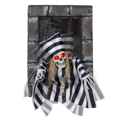 Animated Halloween Decoration 18 Inch Hanging Skull Prisoner Halloween Options at Gallery Canada