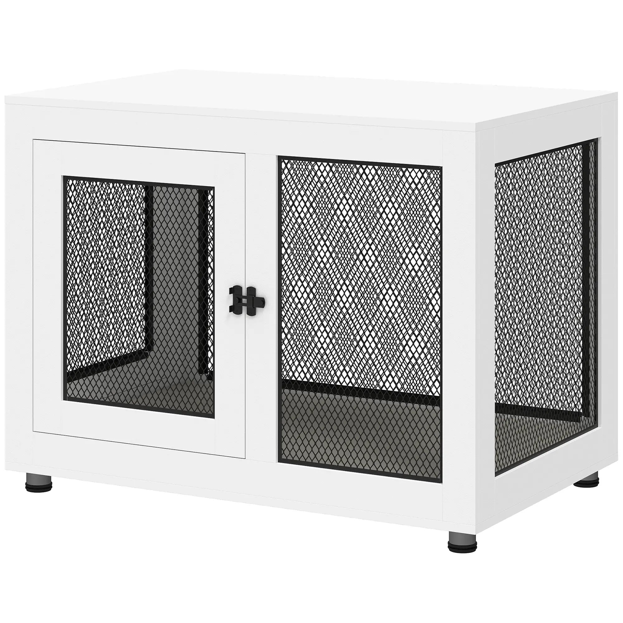 Pet Crate End Table, Water-resistant Cushion, Large Medium Dogs, White Houses, Kennels & Pens at Gallery Canada