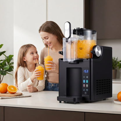 68 oz Frozen Drink Maker and Slushy Machine for Home, Black Ice Crushers & Shavers at Gallery Canada