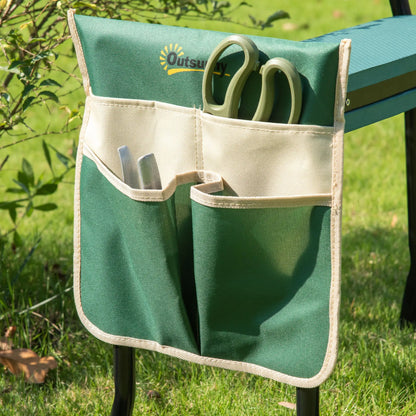 Folding Gardening Kneeling Bench, Large Tool Pouch Garden Accessories at Gallery Canada