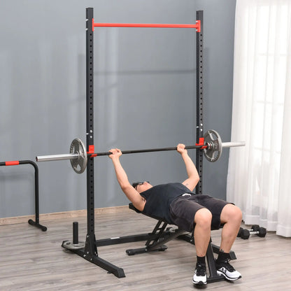 Adjustable Barbell Power Rack, Squat Stand, Strength Training, Home Gym, Black Power Towers at Gallery Canada