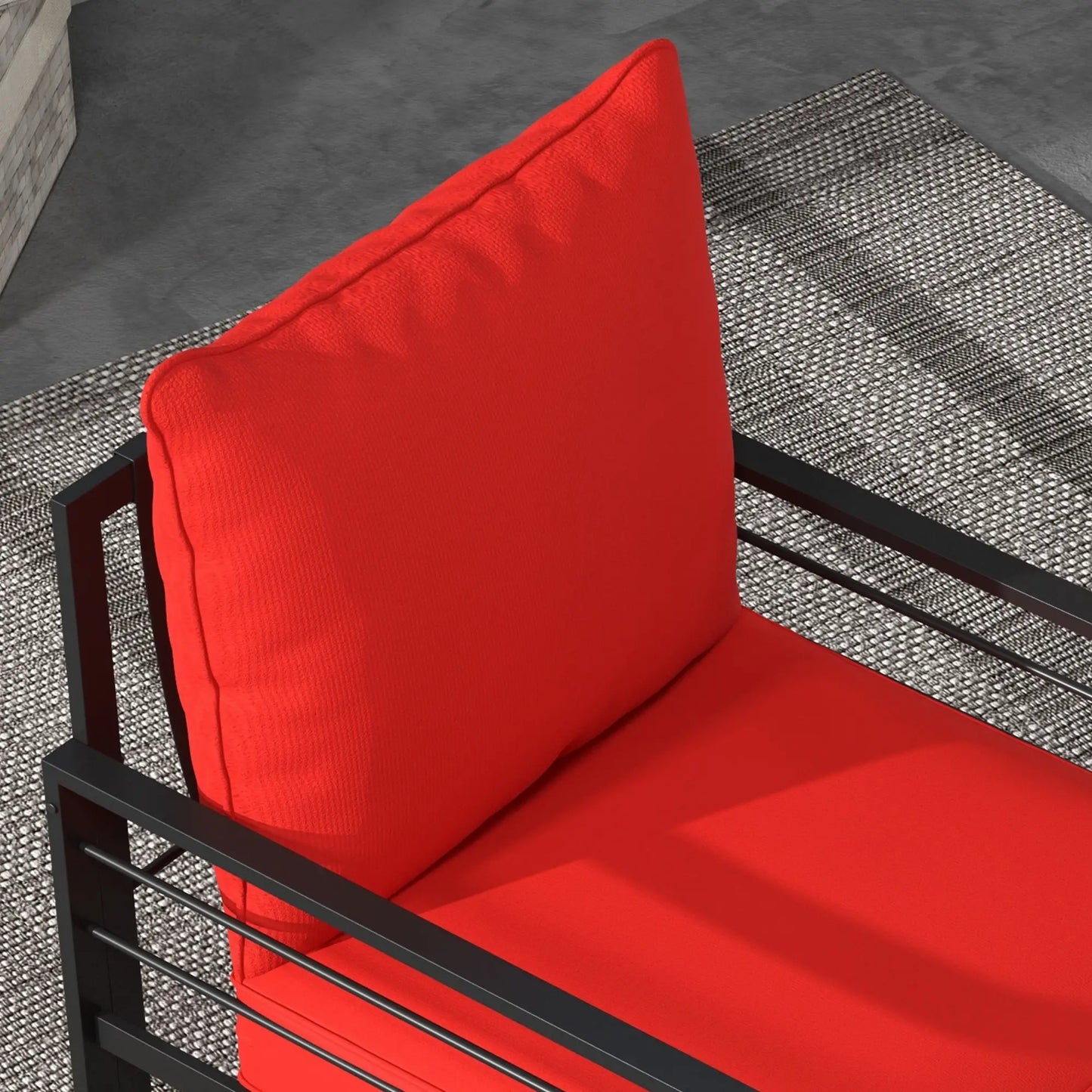 Patio Chair Cushions, Thick Deep Seat, Red Patio Chair Cushions at Gallery Canada