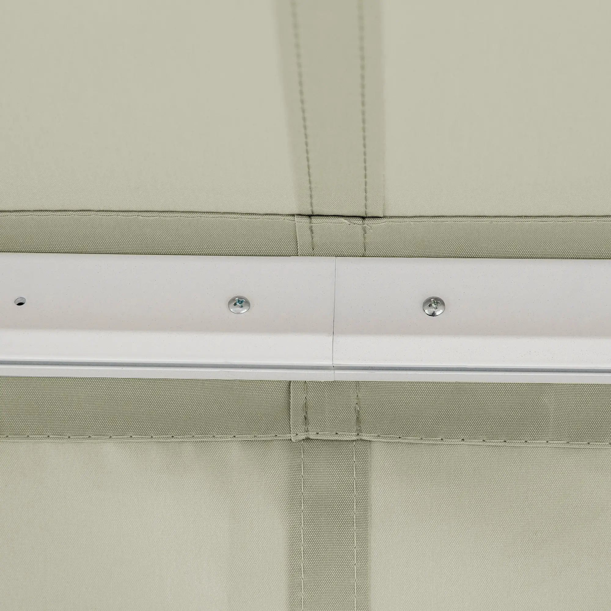 8'x7' Patio Awning, Manual Retractable Sun Shade, Light Grey Patio Awnings at Gallery Canada