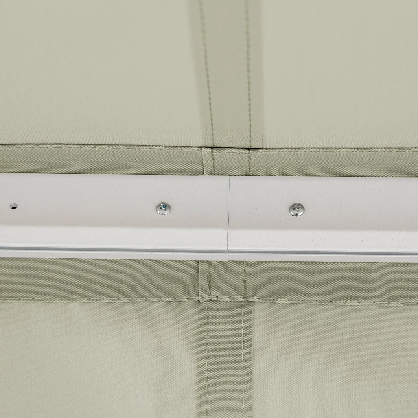 8'x7' Patio Awning, Manual Retractable Sun Shade, Light Grey Patio Awnings at Gallery Canada