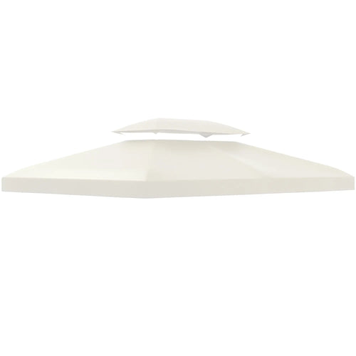 13' x 10' Gazebo Replacement Canopy, UV Cover, Cream White