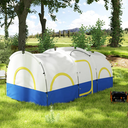 4-6 Person Camping Tent, 3 Room, 3000mm Waterproof, UPF30+, Blue Camping Tents at Gallery Canada