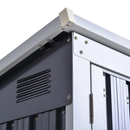 5ft x 3ft Outdoor Garbage Bin Storage Shed, Lockable Doors, Black Sheds at Gallery Canada