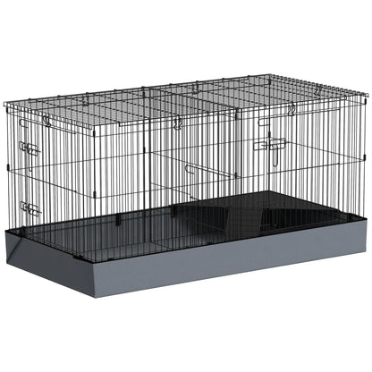 Guinea Pig Cage, Removable Top, 2 Areas, Waterproof Liner, Ramp, Perch Houses & Habitats at Gallery Canada
