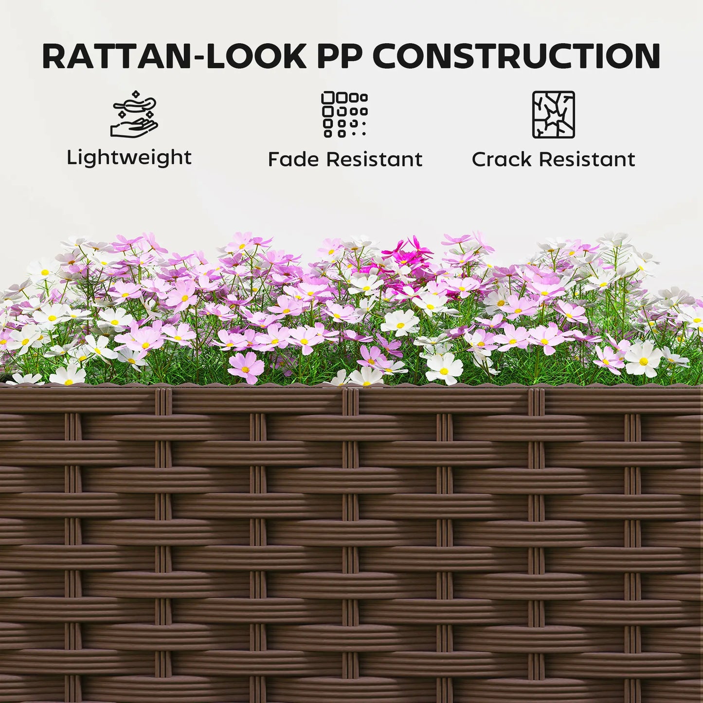 Plastic Raised Garden Bed With Legs, Self Watering Elevated Planter Boxes Raised Garden Beds at Gallery Canada