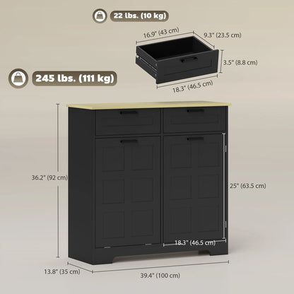 7 Gallon Tilt Out Garbage Cabinet, Kitchen Island, Black Bar Cabinets at Gallery Canada