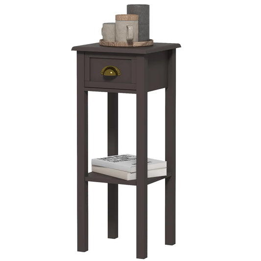 2-Tier Side Table with Drawer, Shelf, End Table for Living Room Side Tables Coffee at Gallery Canada