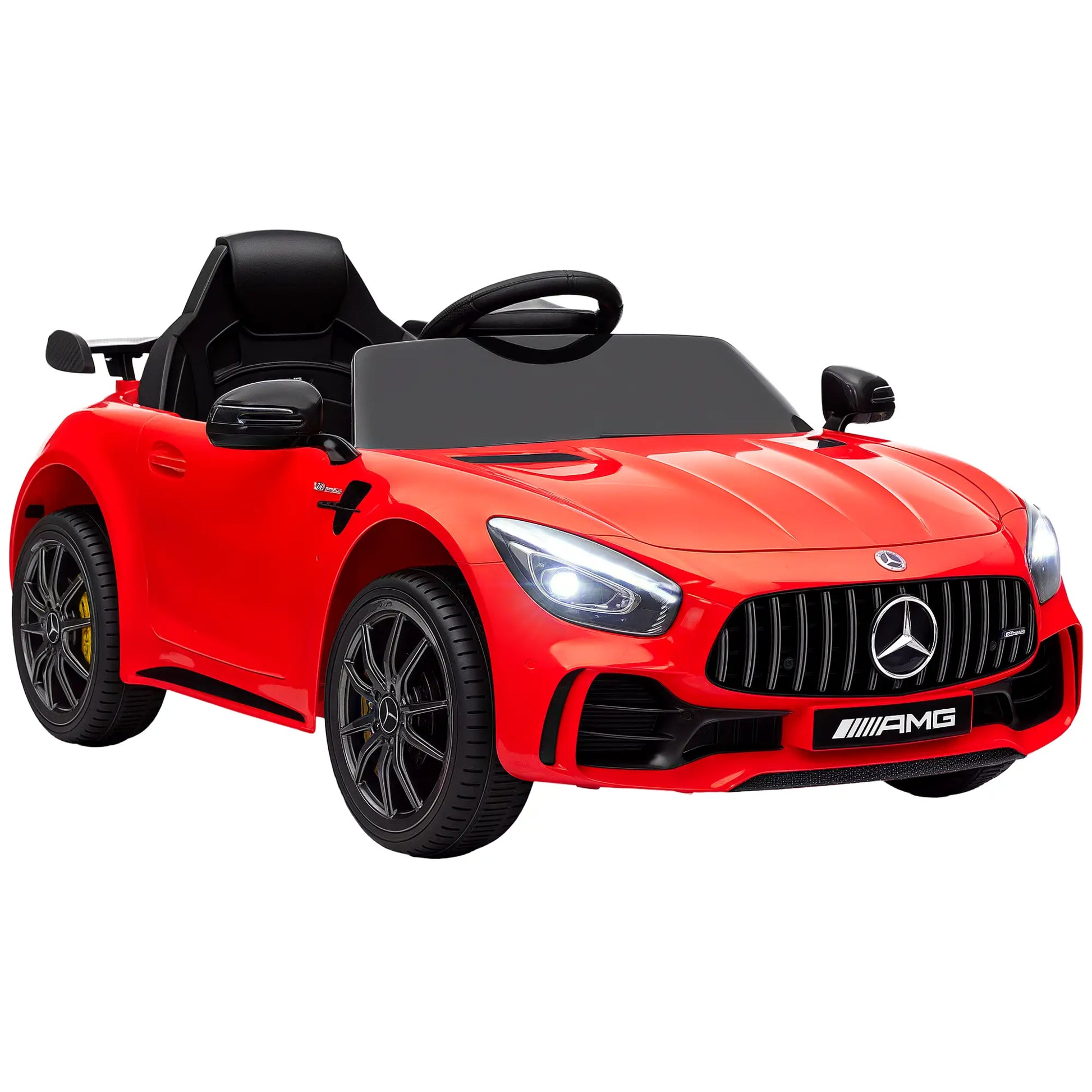 Mercedes-Benz AMG GTR Licensed 12V Kids Electric Car, Red Electric Toy Cars at Gallery Canada