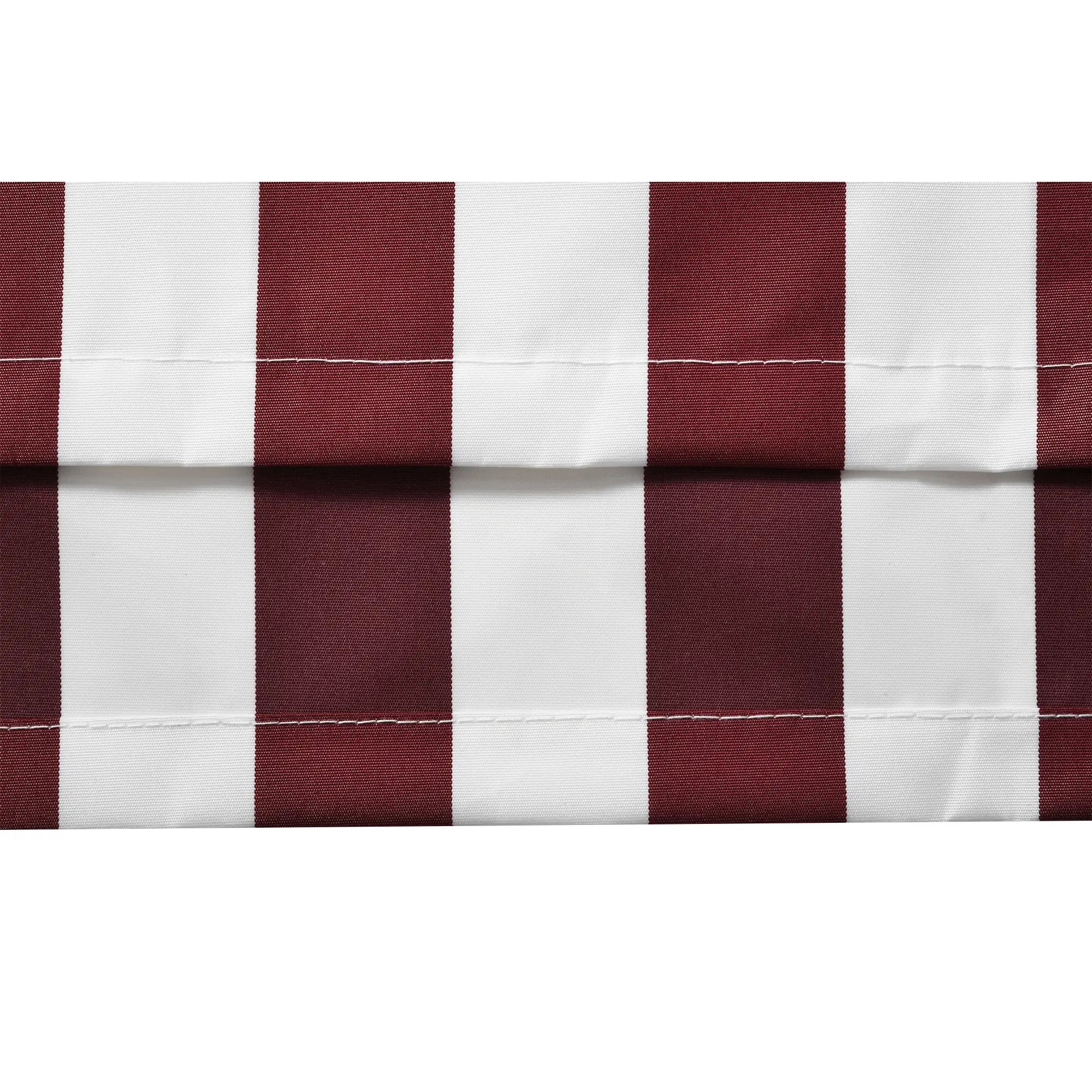 11' x 10' Retractable Awning Fabric, UV Protection, Red & White Awning Fabric Replacement at Gallery Canada
