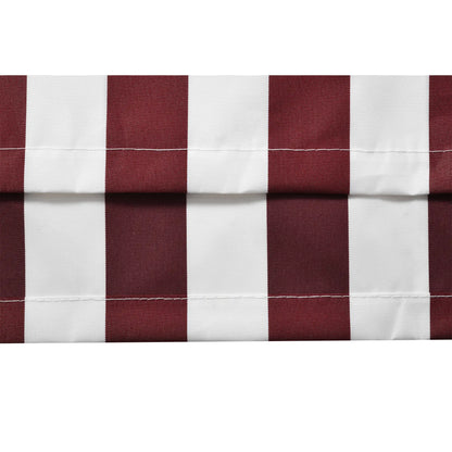 11' x 10' Retractable Awning Fabric, UV Protection, Red & White Awning Fabric Replacement at Gallery Canada