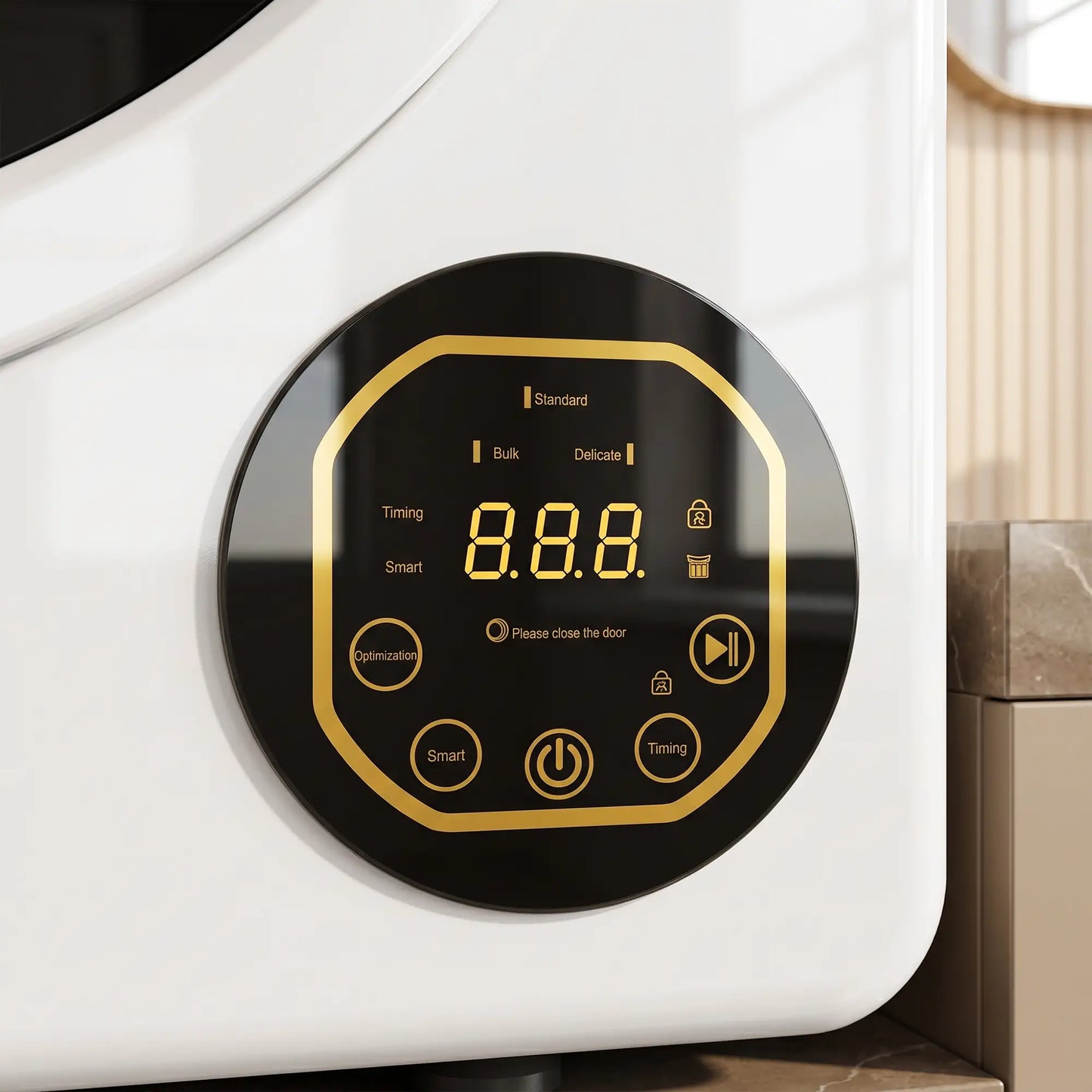 Clothes Dryer with 6 Drying Modes, Laundry Dryer with Stainless Steel Tub 18 lbs, White Dryer Machines at Gallery Canada