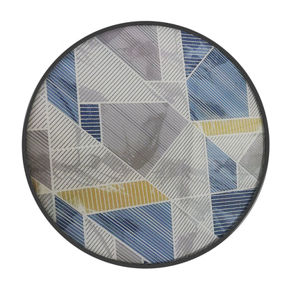 23.6" Round Patio Table, Outdoor Side Table, Multicolour Patio Side Tables at Gallery Canada