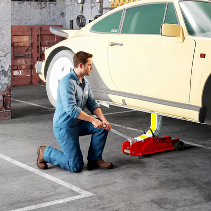 Hydraulic Racing Floor Jack, 3.1"-15" Lifting Range, 2.5 Ton, Red Automotive at Gallery Canada