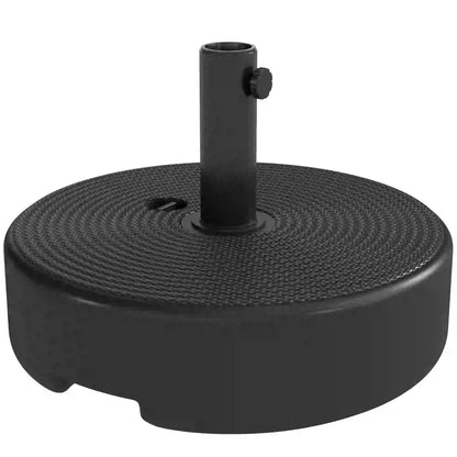 Patio Umbrella Base, 33 Lbs Water Or 42 Lbs Sand Filled, Black Umbrella Bases at Gallery Canada