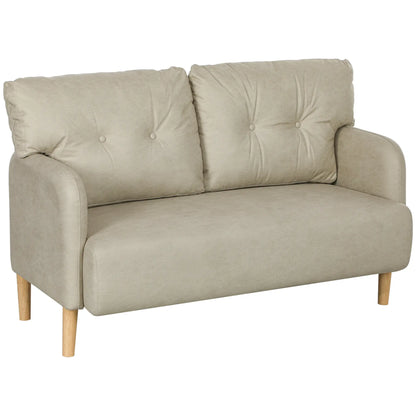 2 Seat Sofa, Upholstered Couch, Beige 2-Seater Sofas Beige at Gallery Canada