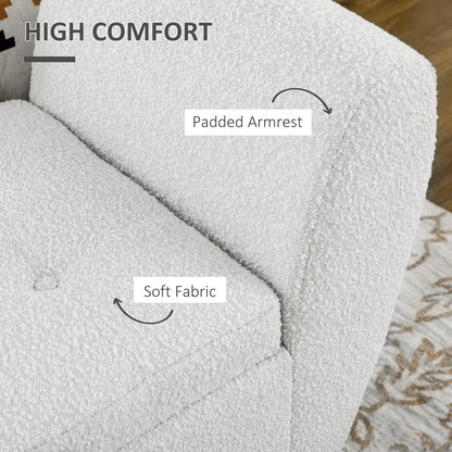 Upholstered Storage Bench with Arms, Modern Ottoman, Cream White Storage Ottomans & Benches at Gallery Canada