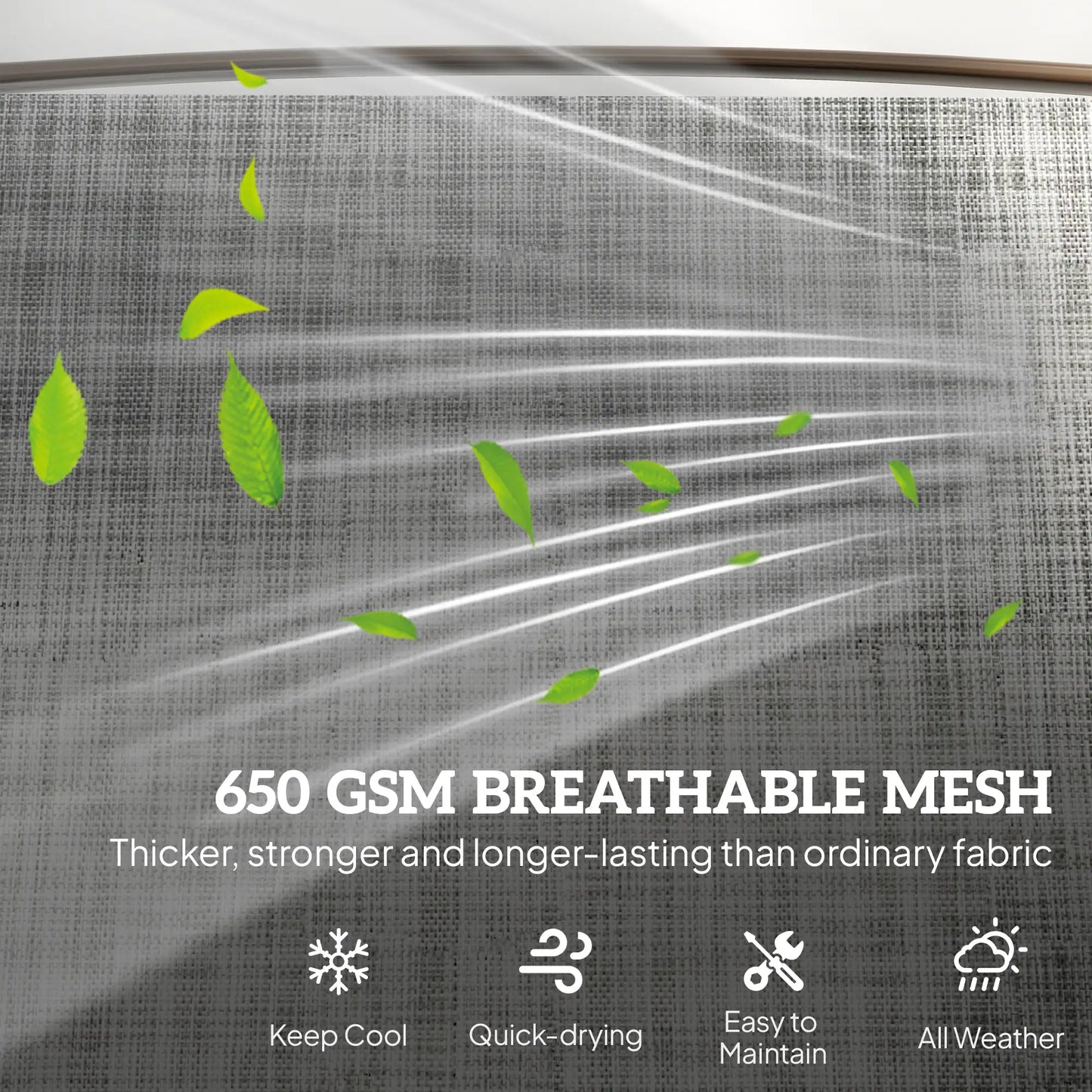 2-Person Outdoor Glider Bench, Swing Chair with Mesh, Table, Steel Frame Outdoor Gliders at Gallery Canada